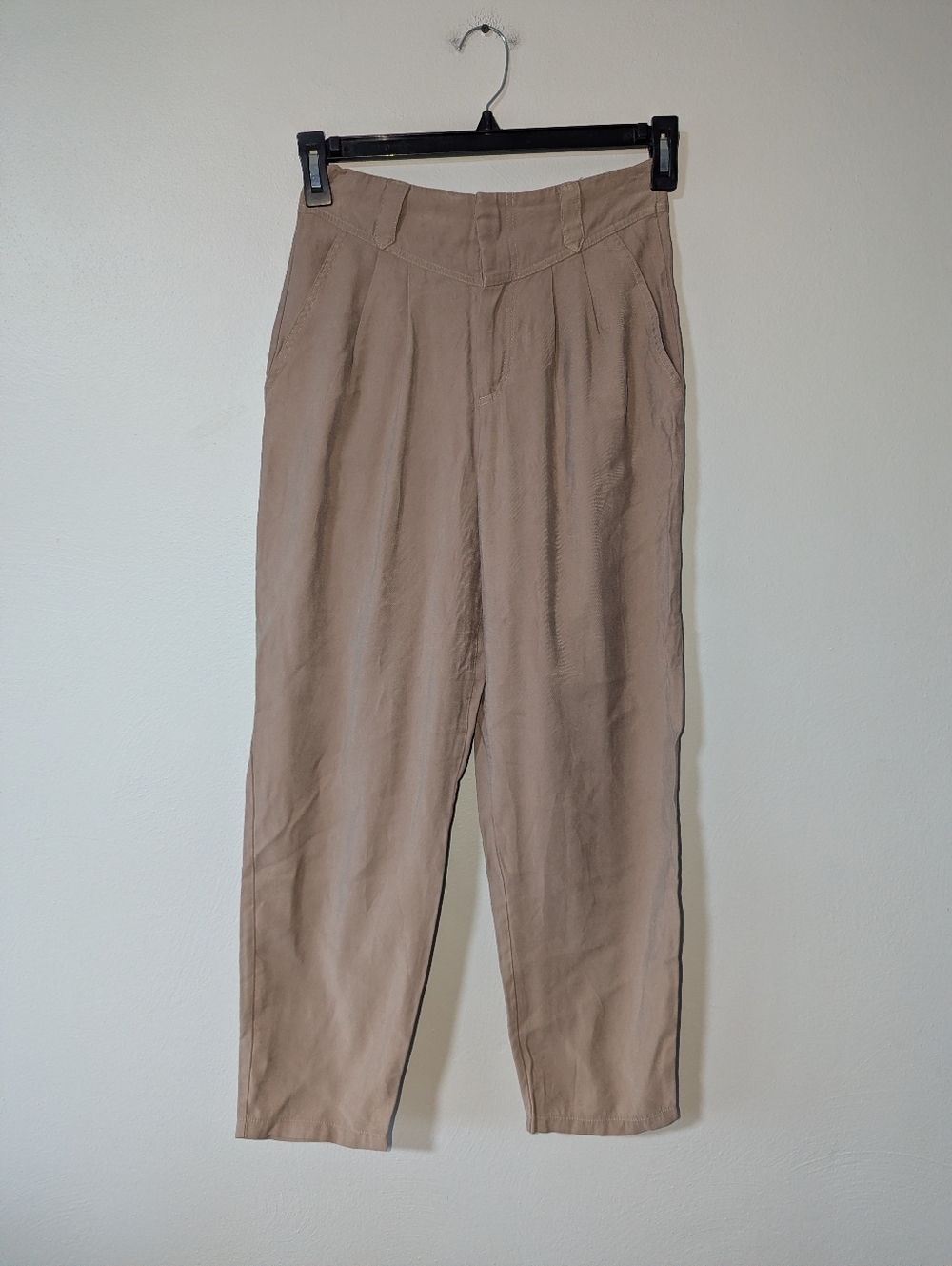 6 Naf Naf Paris Brown Tapered Slouchy Pants
